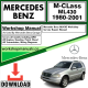 Mercedes M-Class ML430 Workshop Repair Manual Download 1980-2001