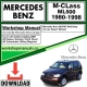 Mercedes M-Class ML500 Workshop Repair Manual Download 1980-1998