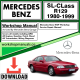 Mercedes SL-Class R129 Workshop Repair Manual Download 1980-1999