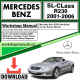 Mercedes SL-Class R230 Workshop Repair Manual Download 2001-2006