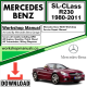 Mercedes SL-Class R230 Workshop Repair Manual Download 1980-2011