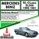 Mercedes SL-Class SL500 Workshop Repair Manual Download 1980-1991