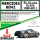 Mercedes SL-Class SL550 Workshop Repair Manual Download 1980-2011