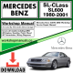 Mercedes SL-Class SL600 Workshop Repair Manual Download 1980-2001