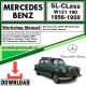Mercedes SL-Class W121 190 Workshop Repair Manual Download 1956-1959