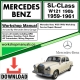 Mercedes SL-Class W121 190b Workshop Repair Manual Download 1959-1961