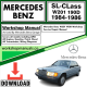Mercedes SL-Class W201 190D Workshop Repair Manual Download 1984-1986