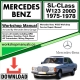 Mercedes SL-Class W123 200D Workshop Repair Manual Download 1975-1978