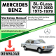 Mercedes SL-Class W123 200D Workshop Repair Manual Download 1975-1979