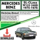 Mercedes SL-Class W123 240D Workshop Repair Manual Download 1975-1976