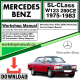 Mercedes SL-Class W123 280CE Workshop Repair Manual Download 1975-1983