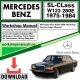 Mercedes SL-Class W123 280E Workshop Repair Manual Download 1975-1984