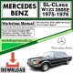 Mercedes SL-Class W123 280SE Workshop Repair Manual Download 1975-1976