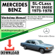 Mercedes SL-Class W123 280SE Workshop Repair Manual Download 1975-1978