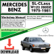 Mercedes SL-Class W123 280SE Workshop Repair Manual Download 1975-1981