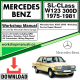 Mercedes SL-Class W123 300D Workshop Repair Manual Download 1975-1981