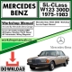 Mercedes SL-Class W123 300D Workshop Repair Manual Download 1975-1983