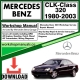 Mercedes CLK-Class 320 Workshop Repair Manual Download 1980-2003