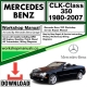 Mercedes CLK-Class 350 Workshop Repair Manual Download 1980-2007
