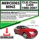 Mercedes CLK-Class C 209 Workshop Repair Manual Download 1980-2007