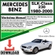 Mercedes SLK-Class 230 Workshop Repair Manual Download 1980-2000