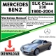 Mercedes SLK-Class 230 Workshop Repair Manual Download 1980-2004