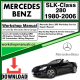 Mercedes SLK-Class 280 Workshop Repair Manual Download 1980-2006