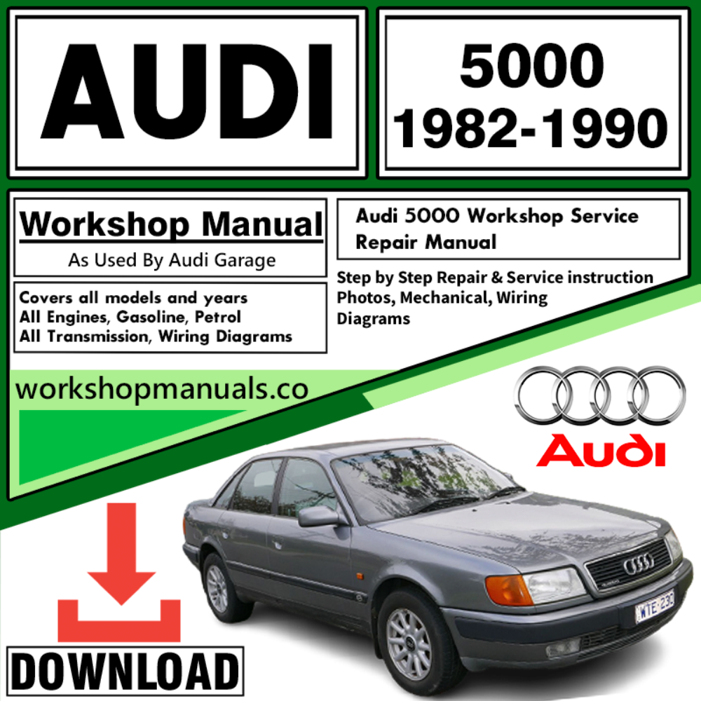 Audi 5000 Workshop Repair Manual Download 1982-1990