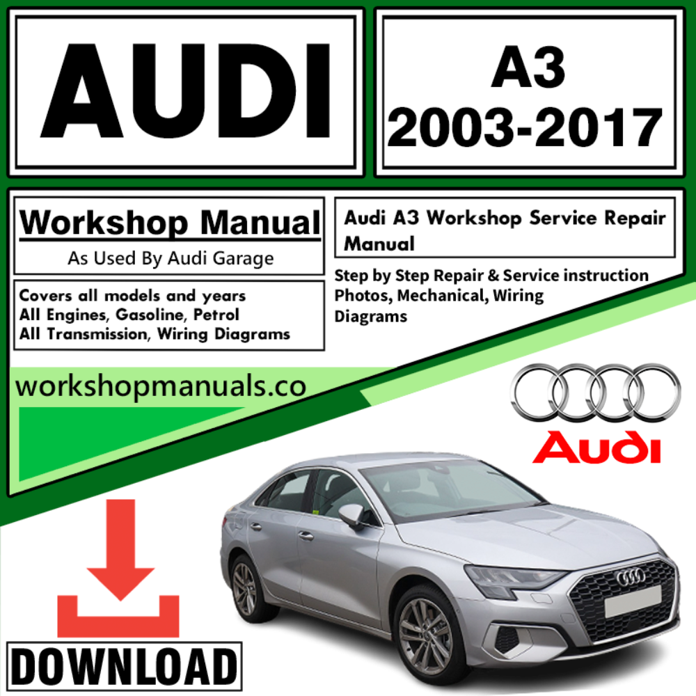 Audi - Workshop Manuals With Engine & Wiring Diagrams