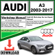 Audi A3 Workshop Repair Manual Download 2003-2017