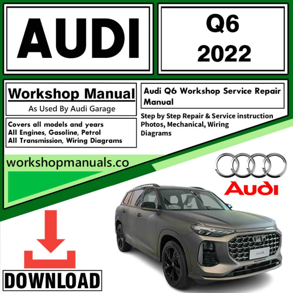 Audi Q6 Workshop Repair Manual Download 2022