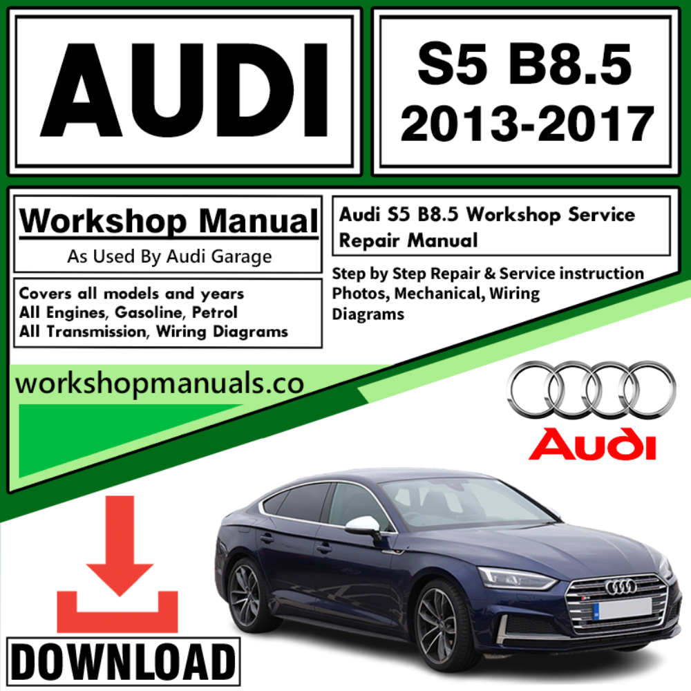 Audi S5 B8.5 Workshop Repair Manual Download 2013-2017