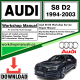 Audi S8 D2 Workshop Repair Manual Download 1999-2003