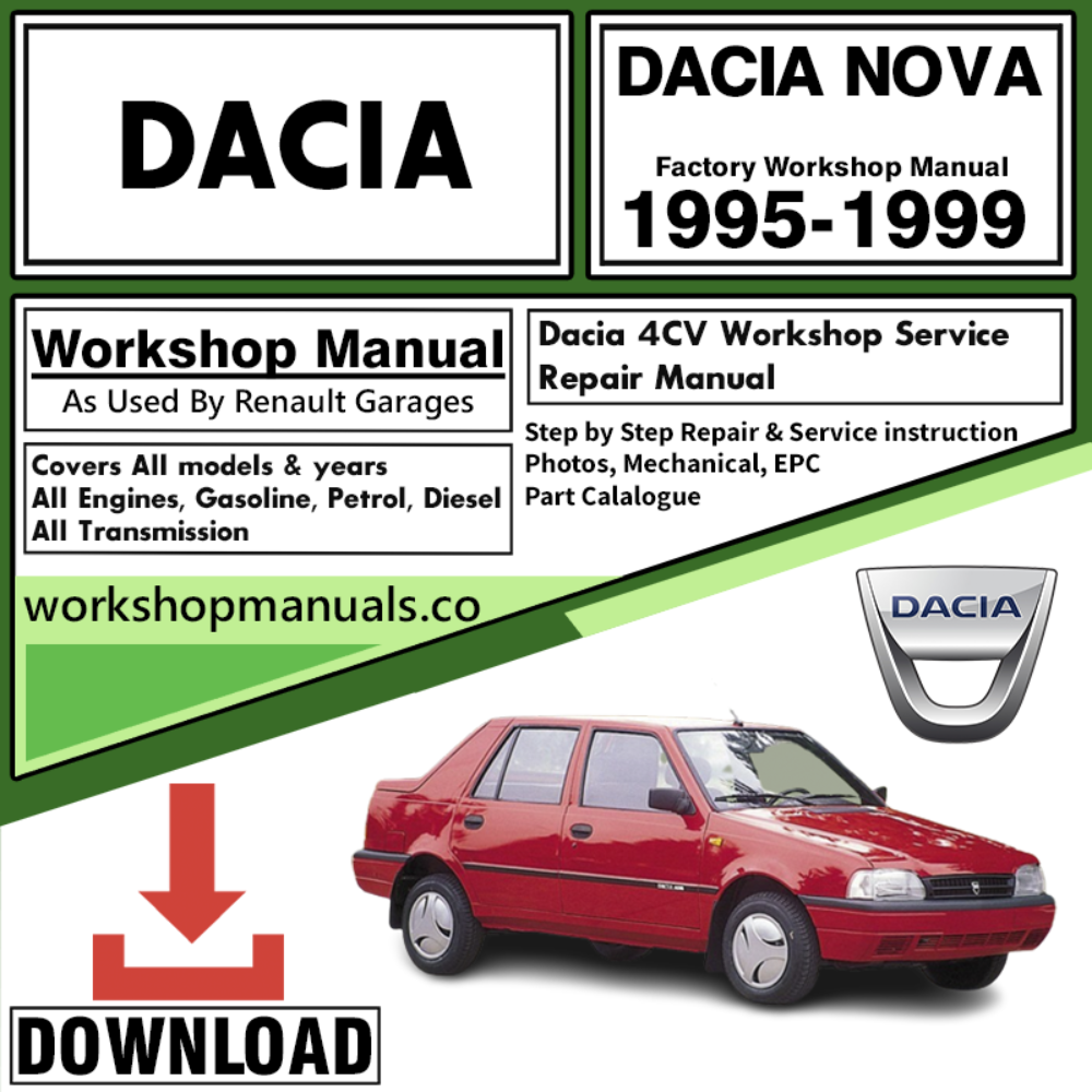 Dacia Nova Workshop Repair Manual Download 1995-1999