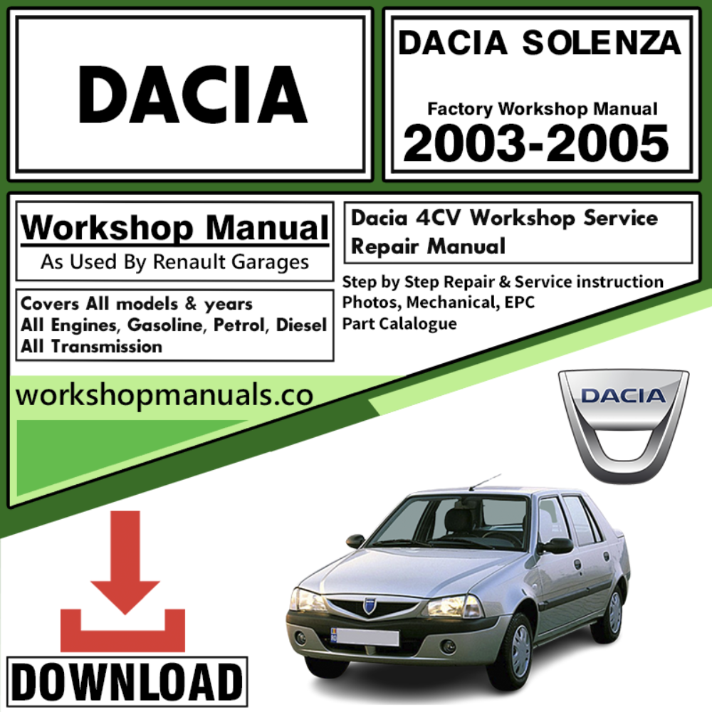 Dacia Solenza Workshop Repair Manual Download 2003-2005