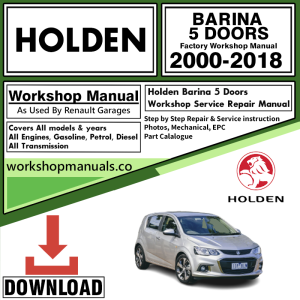 Holden Barina Workshop Repair Manual Download 2000-2018