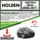 Holden Captiva Maxx Workshop Repair Manual Download 2006-2011