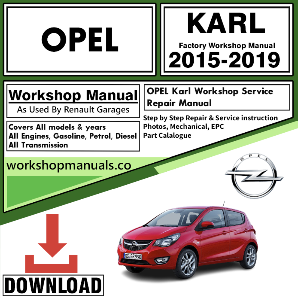 Opel Karl Workshop Repair Manual Download 2015-2019