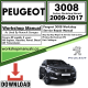 Peugeot 3008 Workshop Repair Manual Download 2009-2017