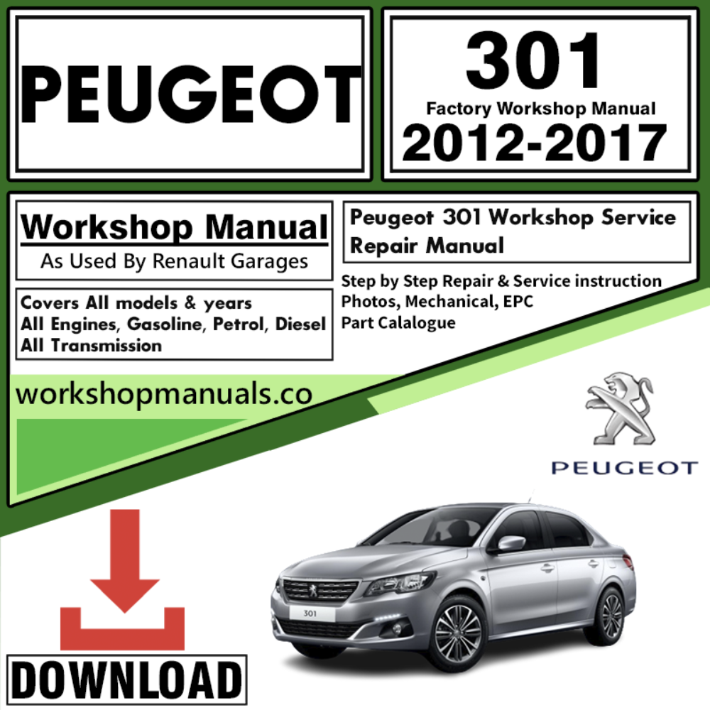 Peugeot 301 Workshop Repair Manual Download 2012-2017