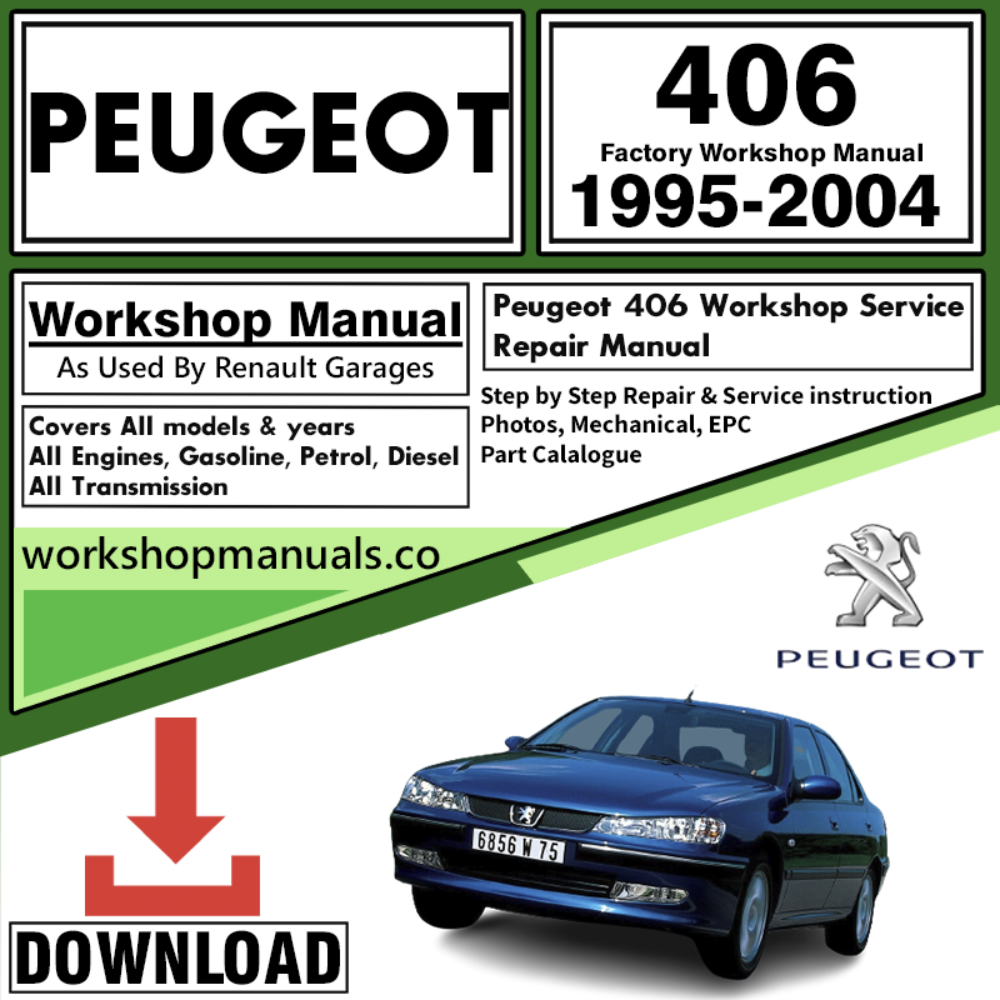 Peugeot 406 Workshop Repair Manual Download 1995-2004