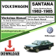 VW Volkswagon Santana Workshop Repair Manual Download 1982-1985