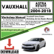 Vauxhall Astra Estate Workshop Repair Manual Download 2004-2018