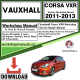 Vauxhall Corsa VXR Workshop Repair Manual Download 2011-2013
