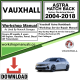 Vauxhall Astra Hatchback Workshop Repair Manual Download 2004-2018