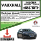 Vauxhall Insignia Sports Tourer Workshop Repair Manual Download 2009-2017