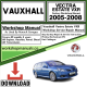 Vauxhall Vectra Estate VXR Workshop Repair Manual Download 2005-2008