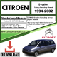 Citroen Evasion Workshop Repair Manual Download 1994-2002