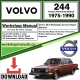 Volvo 244 Workshop Repair Manual Download 1975-1990