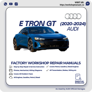 Audi e-tron GT Workshop Manual 2020-2024 PDF Download